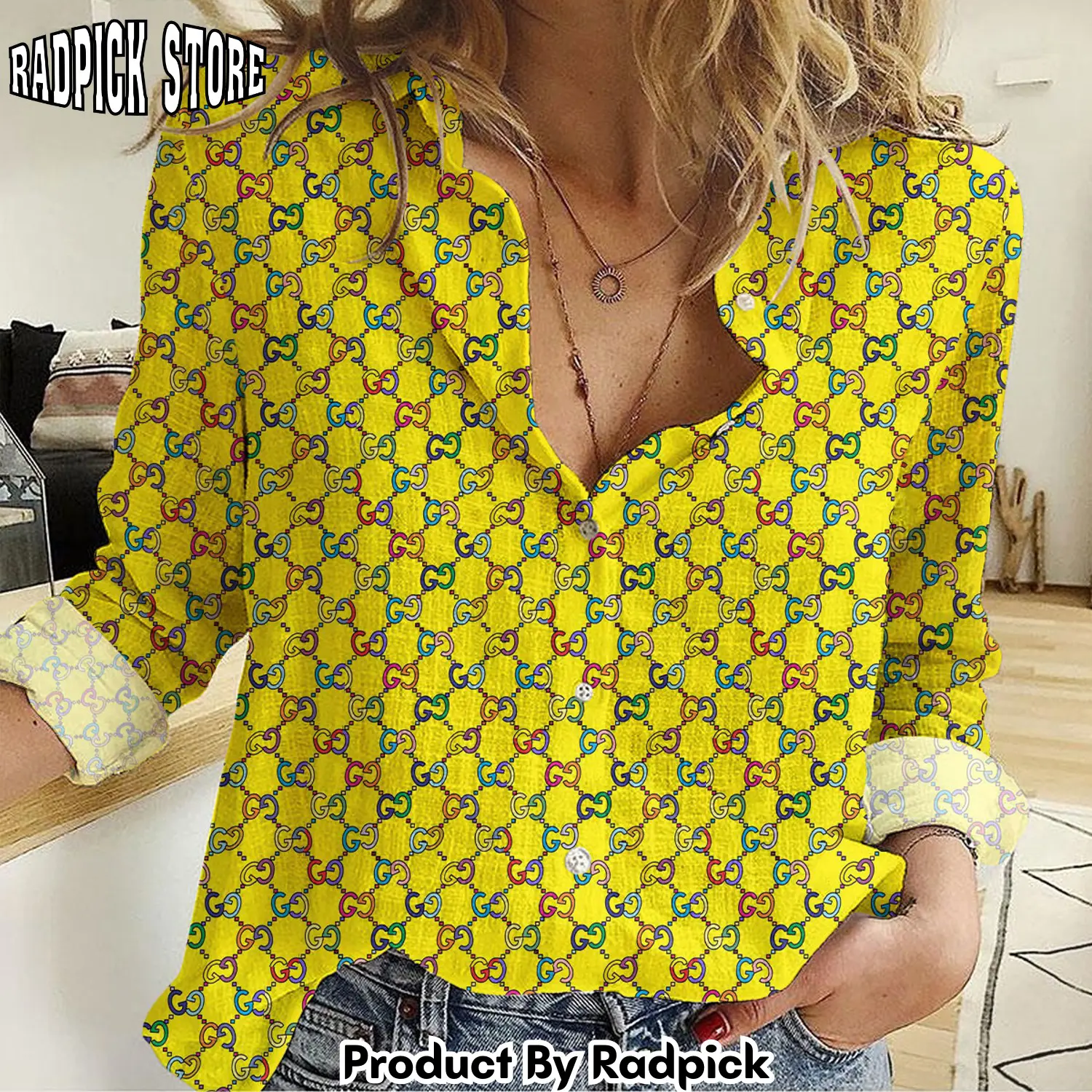 Radpick premium gucci monogram shirt rp662335